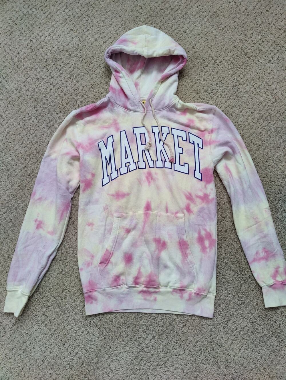 Market (Chinatown) Boarder Arc Tie Dye Hoodie Mens Size Small S